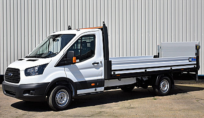 Ford Transit 350 LWB Dropside with Tail Lift